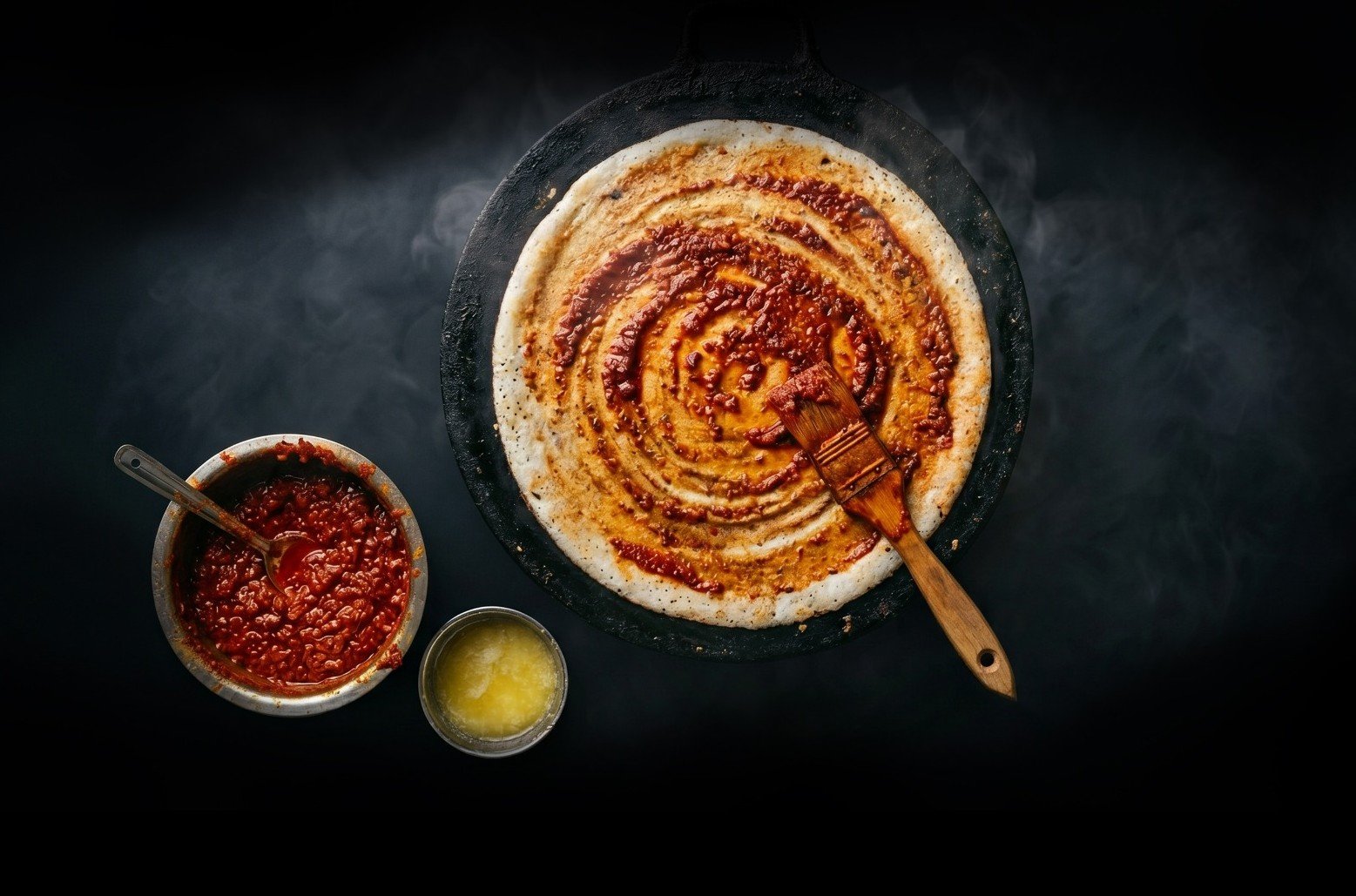 The “Nellore” Red-Chili Heat Dosa