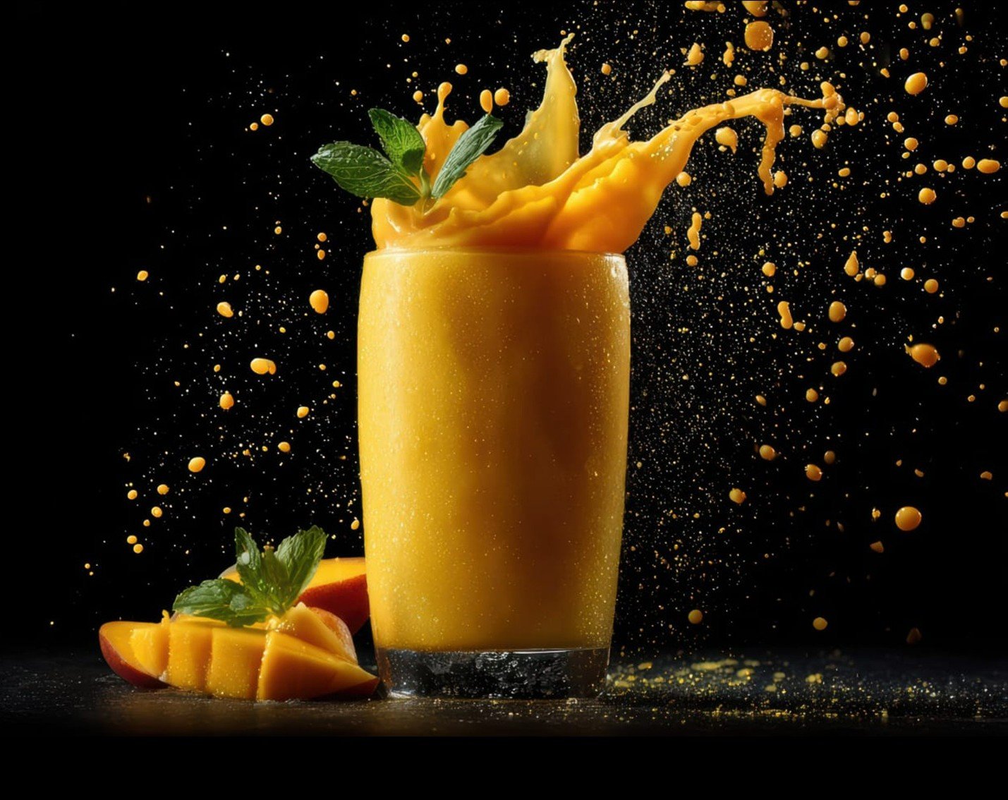 The Golden-Silk Mango Lassi