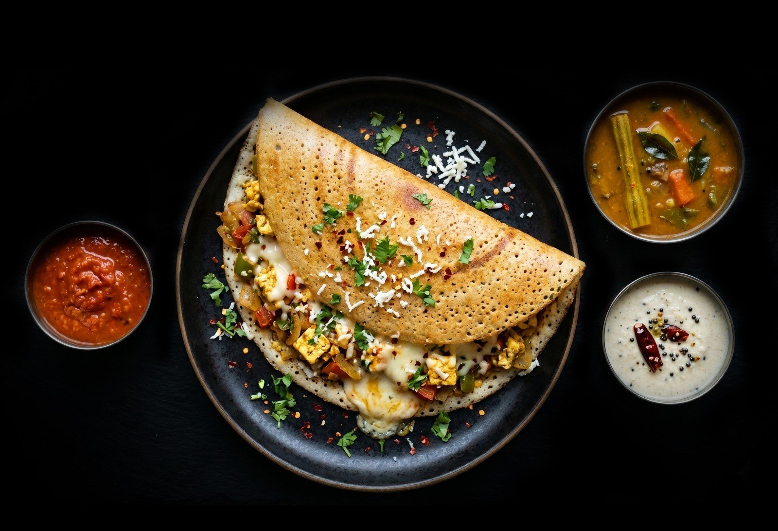 The “Big Melt” Paneer Dosa